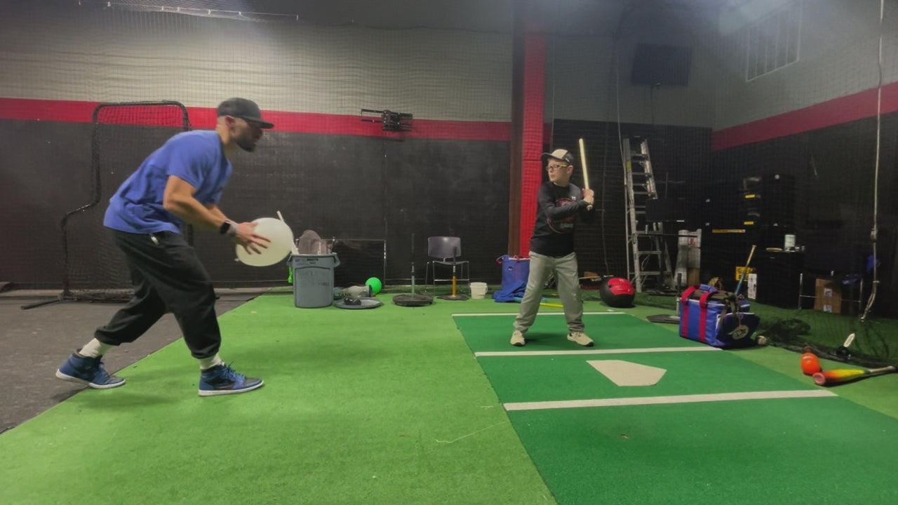 Load video: Balloons: Fast Toss Hitting Drill